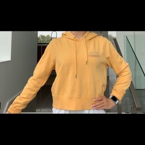 Light Orange VOLCUM copped sweatshirt ❥